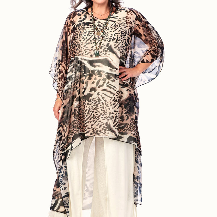 V-Neck Caftan Long