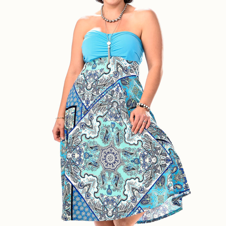 Convertible Skirt Dress with Ties