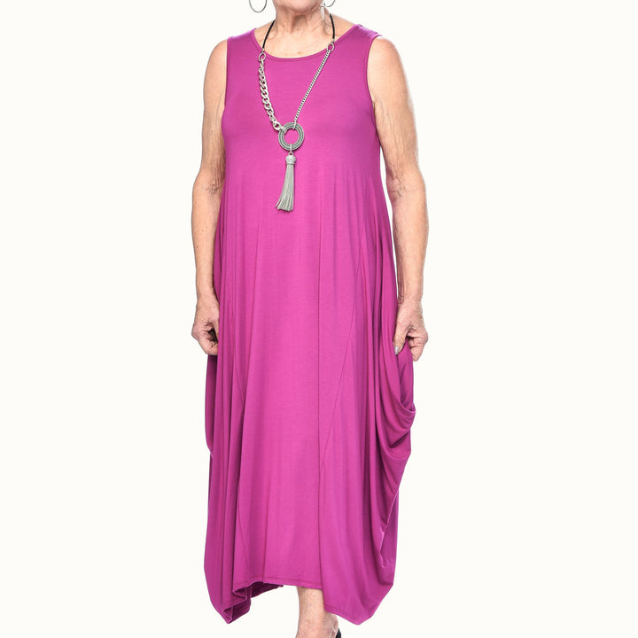 Bamboo Midi Dress w/ Pockets