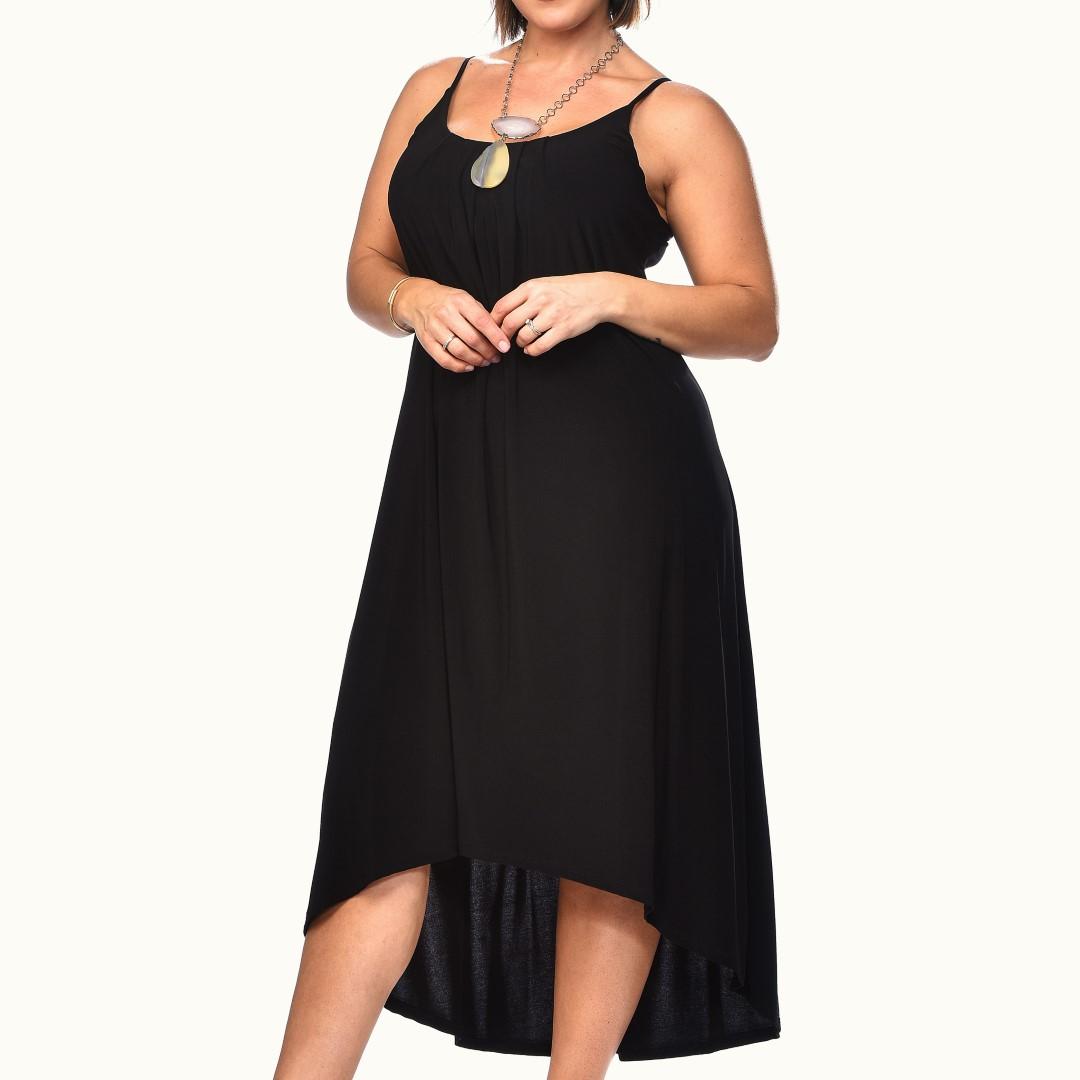 Wide Strap Shelf Bra Dress