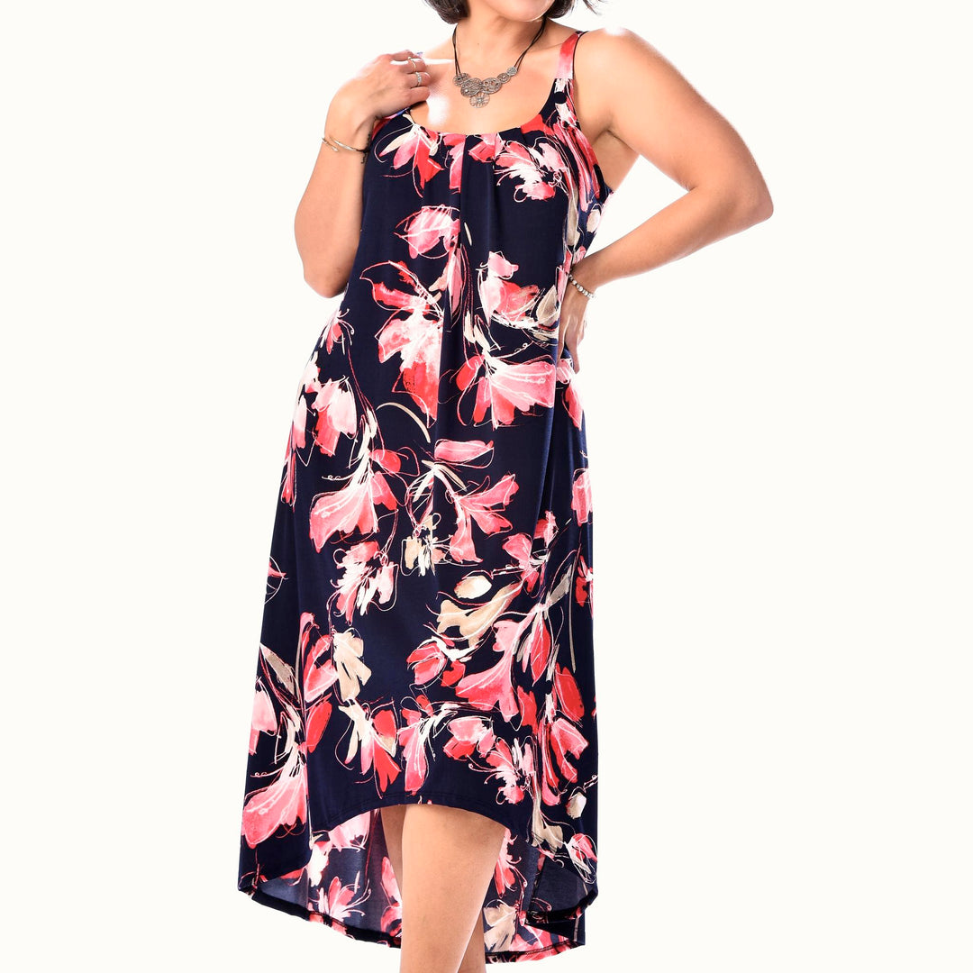 Wide Strap Shelf Bra Dress