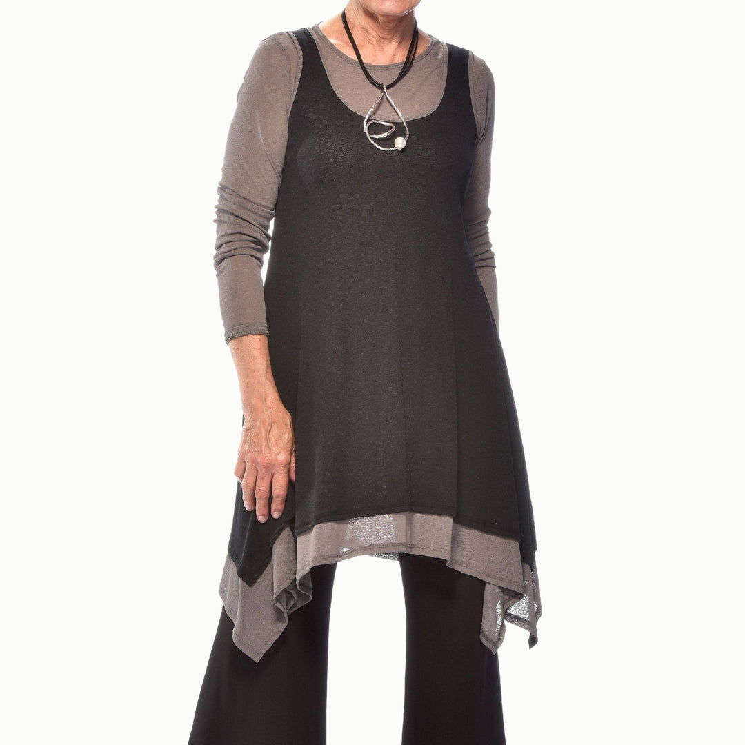Two Tone Long Tunic
