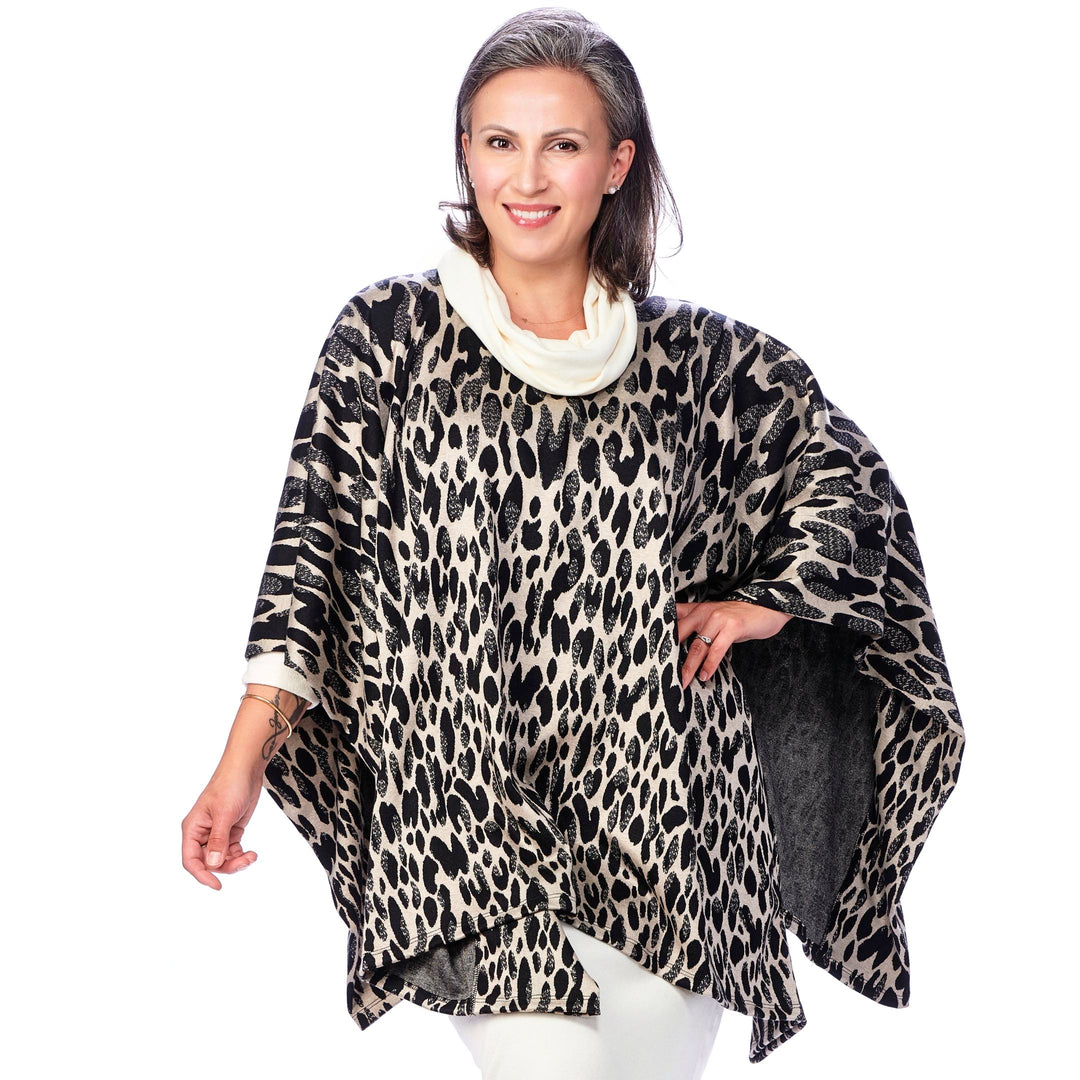 Jacquard Poncho