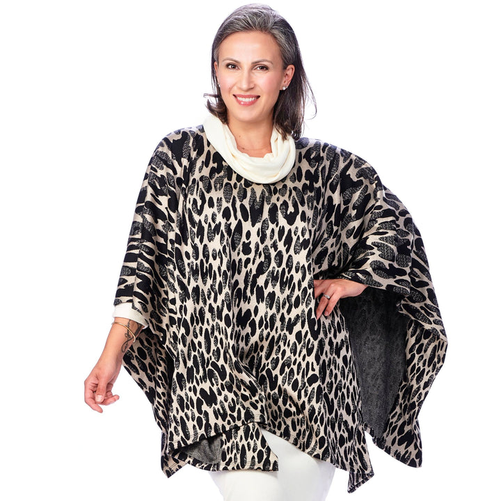 Jacquard Poncho