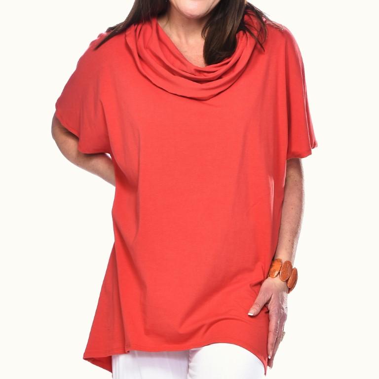 Bamboo Casual Cowl T-Shirt