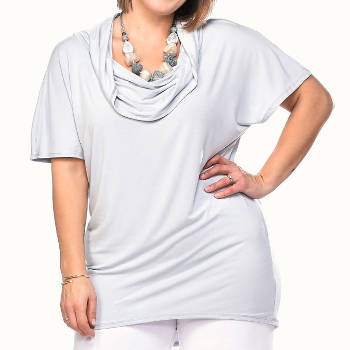 Bamboo Casual Cowl T-Shirt