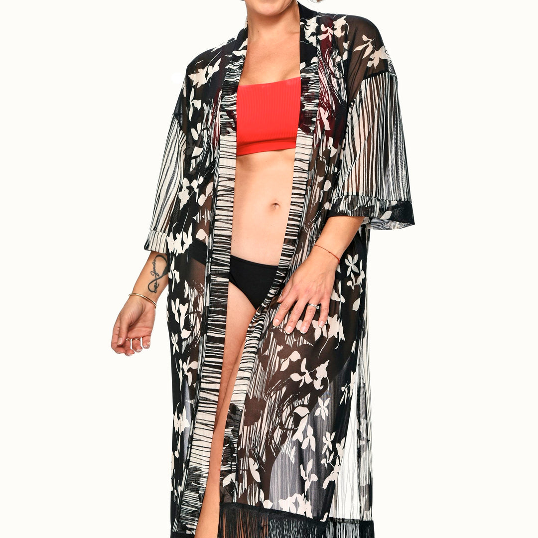 Fringed Kimono