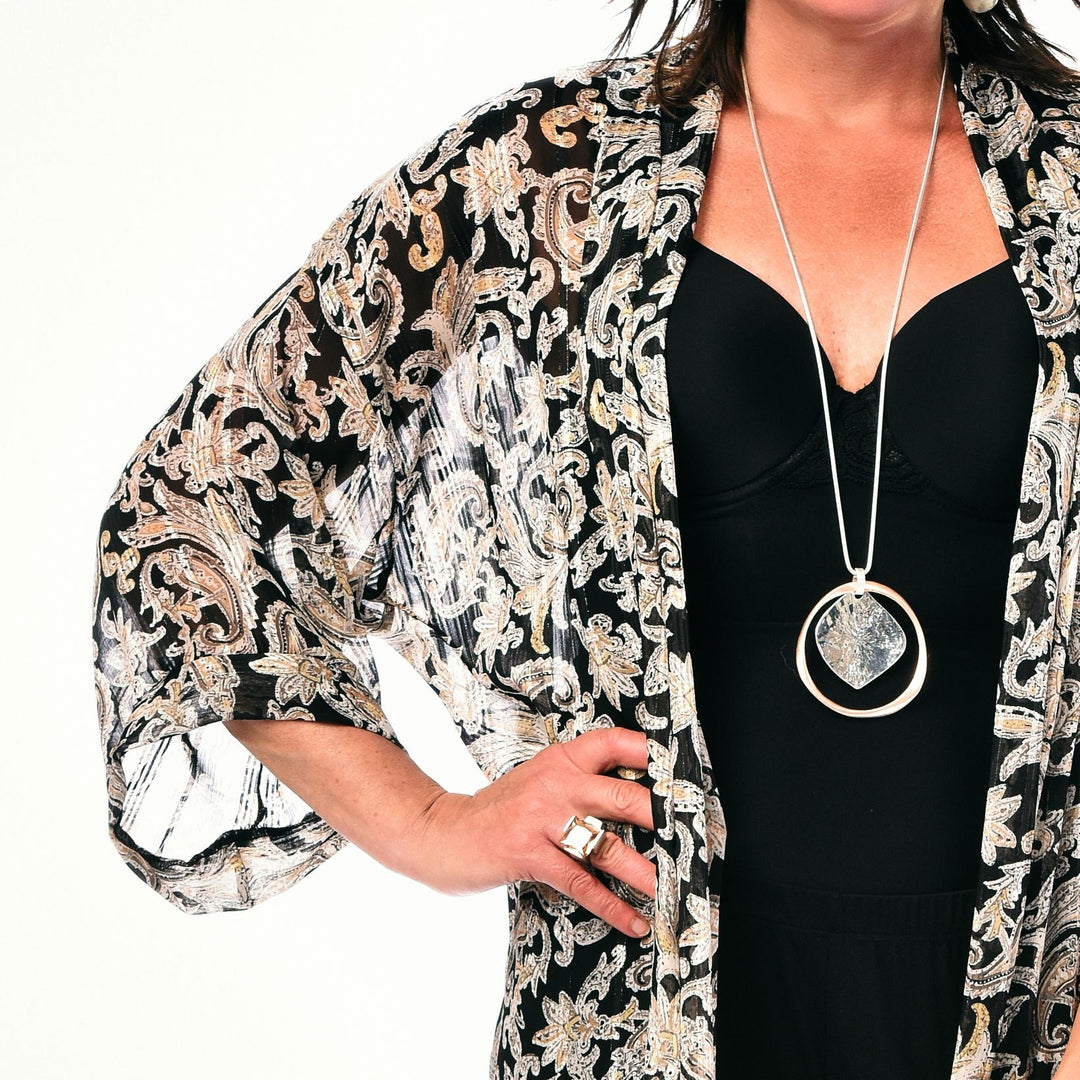 Fringed Kimono