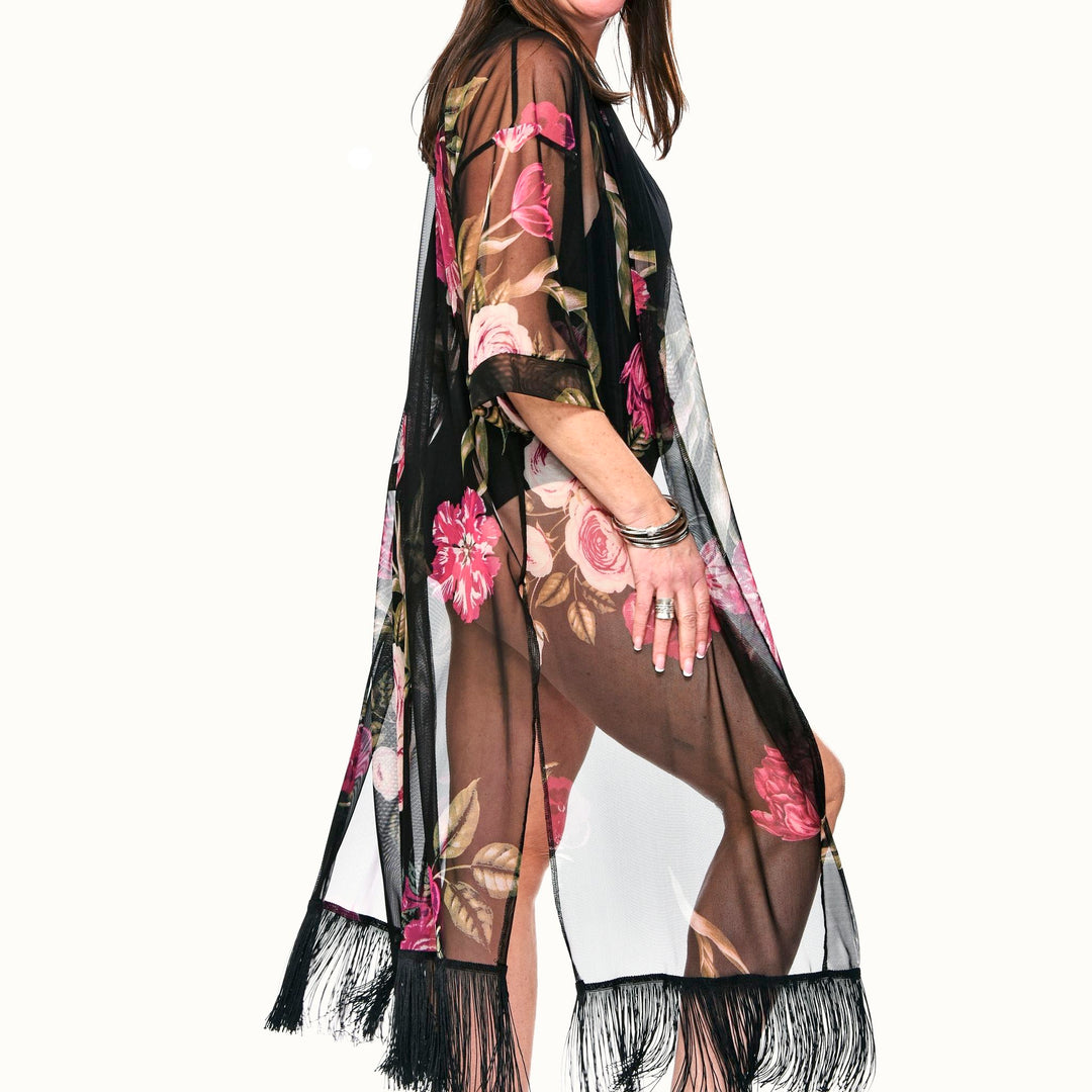 Fringed Kimono