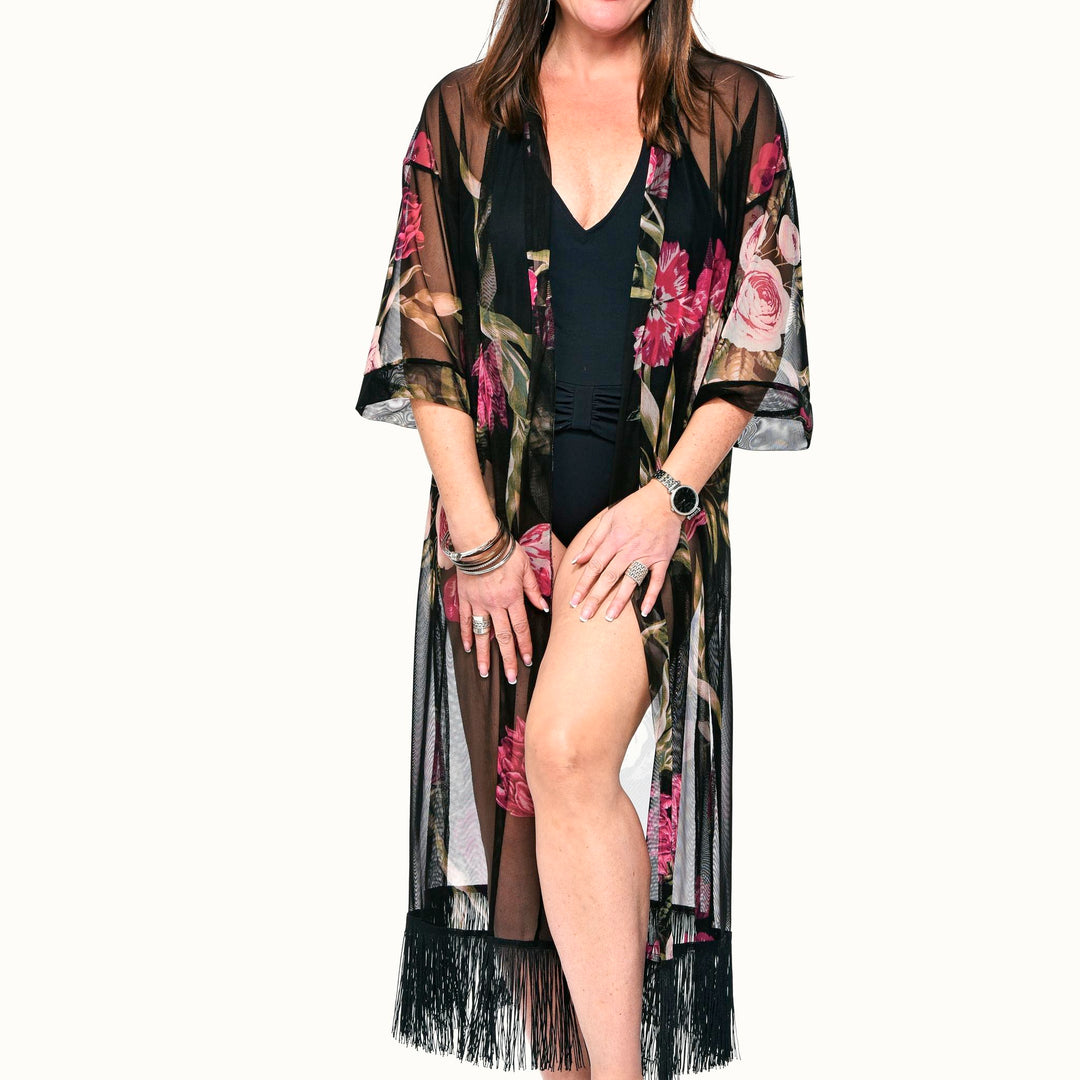 Fringed Kimono