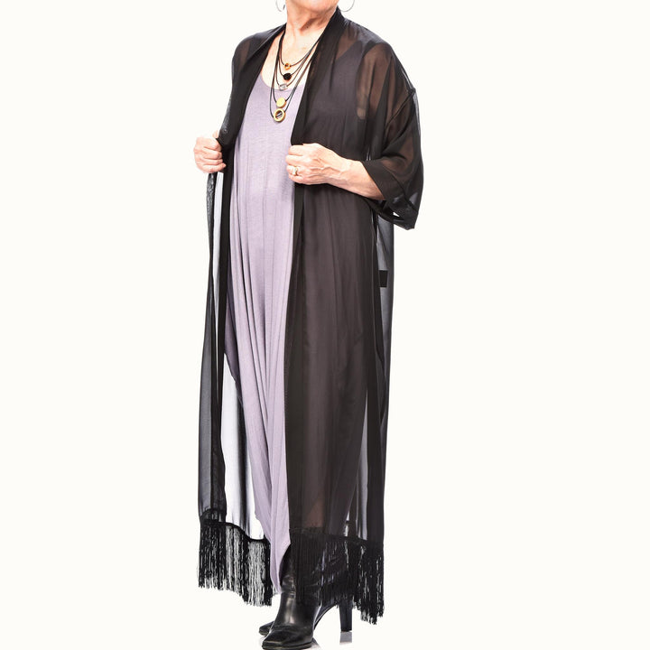 Fringed Kimono