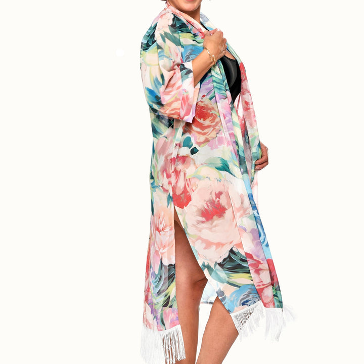 Fringed Kimono