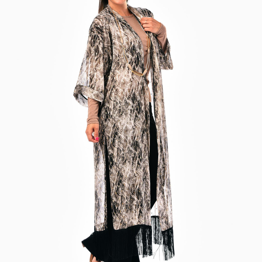 Fringed Kimono