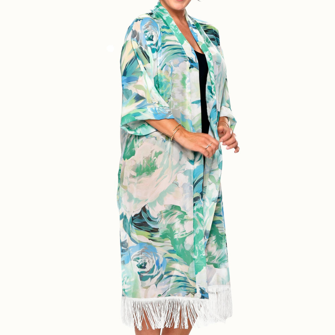 Fringed Kimono