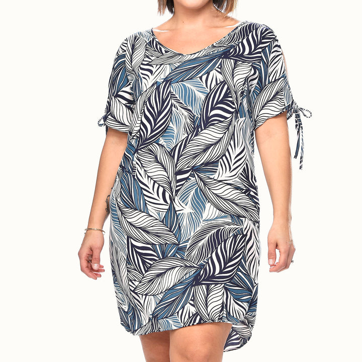 Linen Chiffon Dress