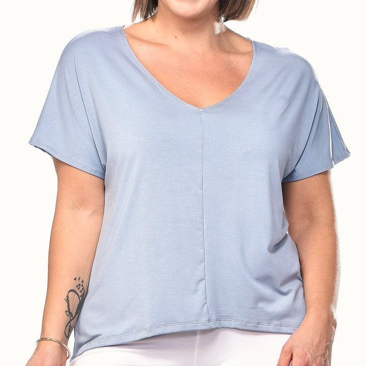 Bamboo V-Neck Casual Top