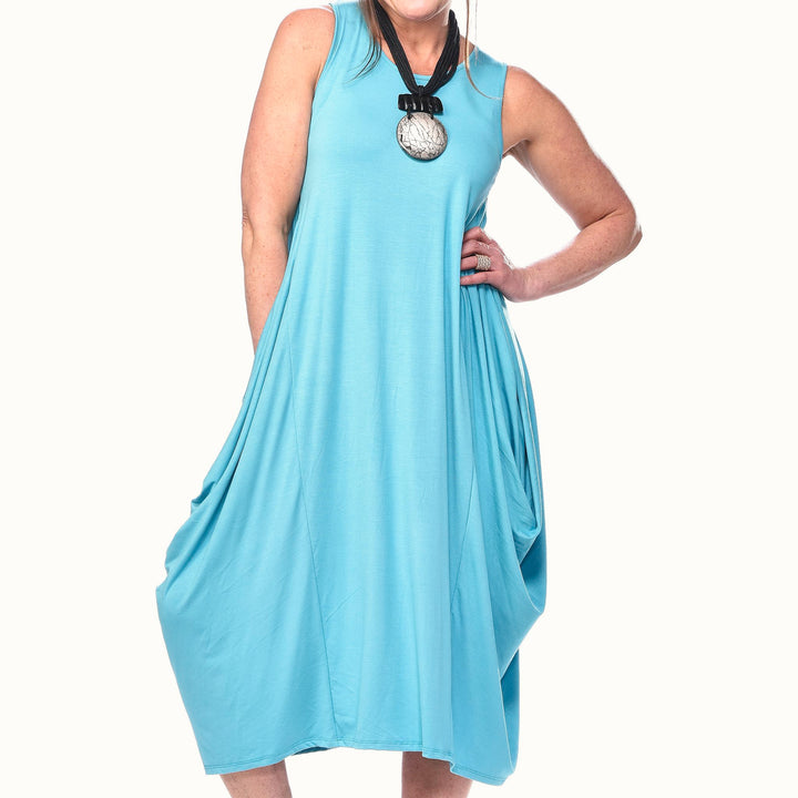 Bamboo Midi Dress w/ Pockets